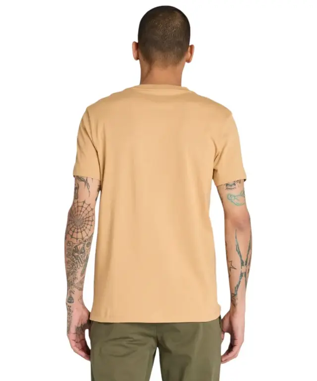 Timberland - Ανδρικό T-shirt SS Dunstan River Jersey Crew Tee Slim Fit TB0A2BPR-EH3 Κίτρινο - S 2