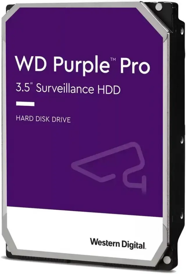WD Purple Pro 12TB SATA 6Gb/s HDD 8,89cm 3,5Zoll internal 7200Rpm 256MB Cache 24x7 Bulk