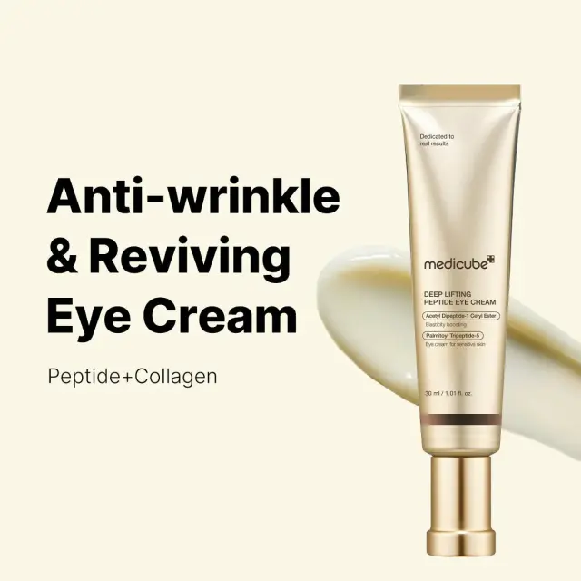 Medicube Deep Lifting Peptide Eye Cream Ενυδατική & Συσφικτική Κρέμα Ματιών κατά των Μαύρων Κύκλων 30ml 2