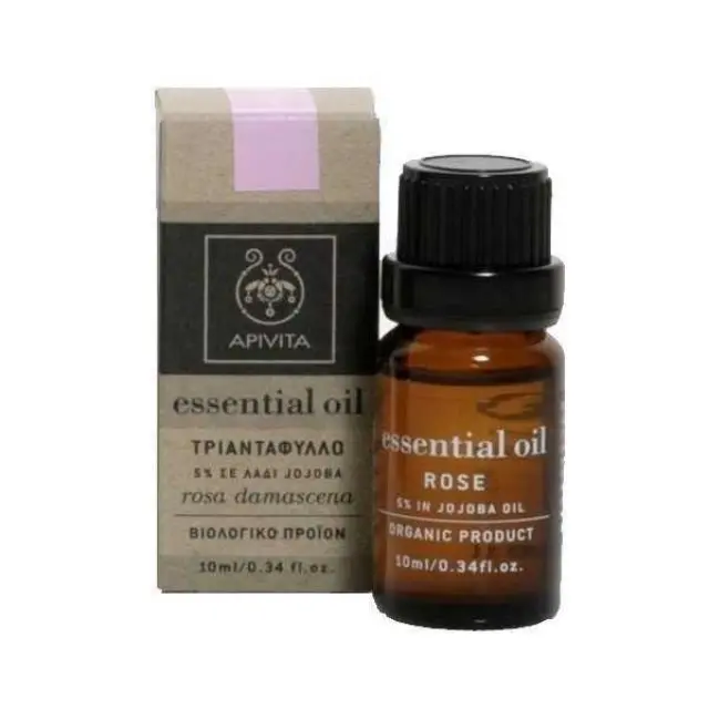 Apivita Essential Oil Rose Αιθέριο έλαιο Τριαντάφυλλο, 10ml