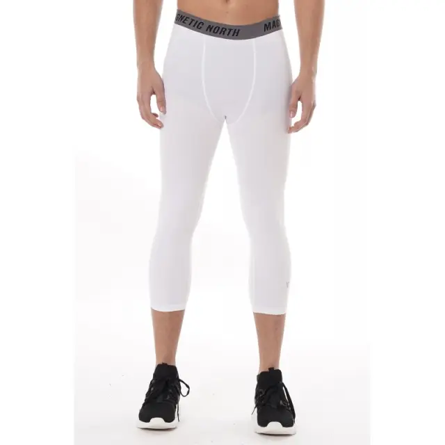 Magnetic North Ανδρικό Ισοθερμικό Παντελόνι Compression 50029-WHITE Λευκό 2