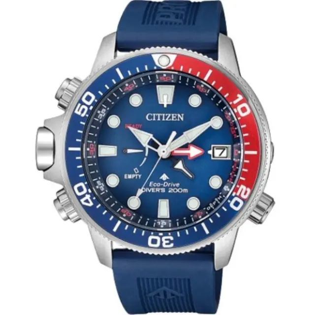 Citizen Promaster Aqualand, Men's Watch, Blue Polyurethane Strap BN2038-01L