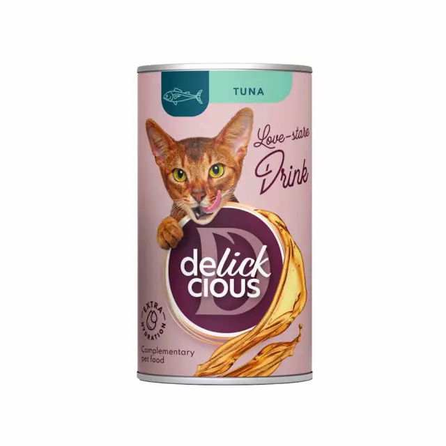 Delickcious Cat Drink με Τόνο 140ml Μονόχρωμο