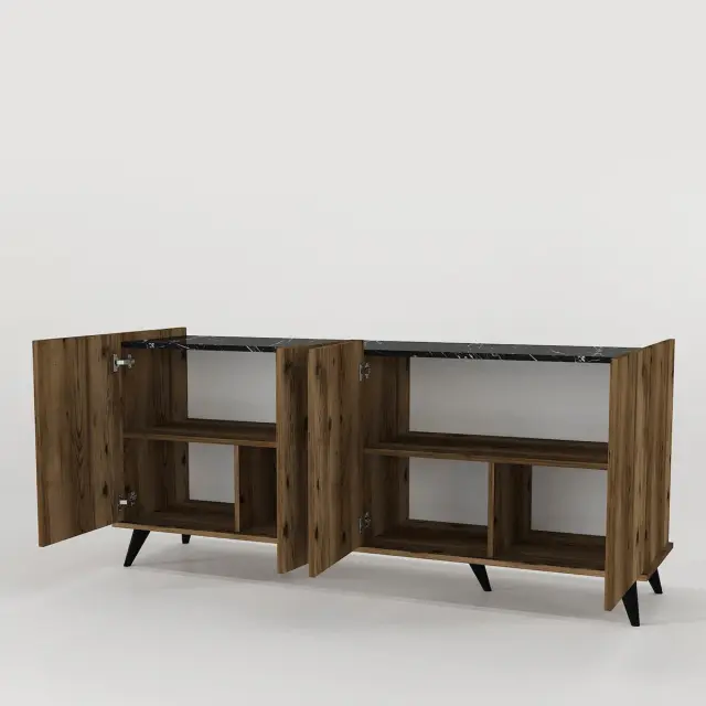 Μπουφές BALOG Καρυδί Μοριοσανίδα/Μελαμίνη 180x44x80cm 3