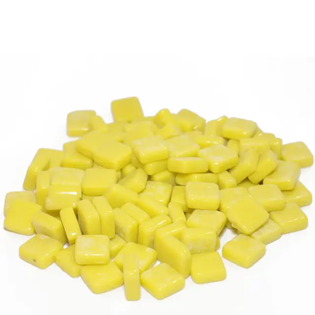Γυάλινη Ψηφίδα Pure Glass PG50 - 10x10mm - Yellow - 100gr