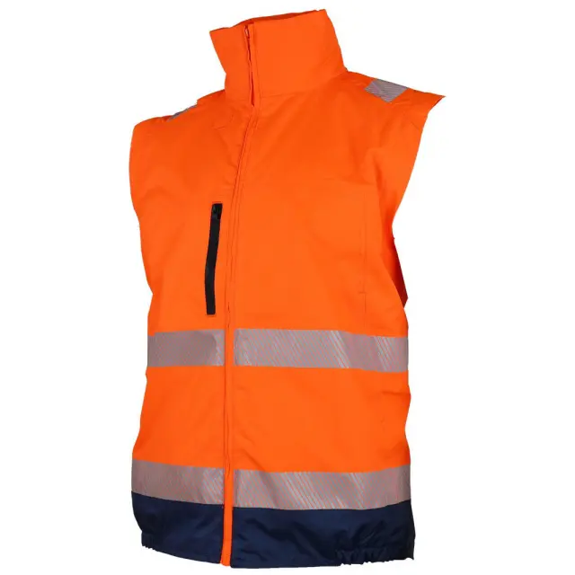Αδιάβροχο Ανακλαστικό Μπουφάν 2 σε 1 Lacuna Cetus orange/navy - 2XL 2