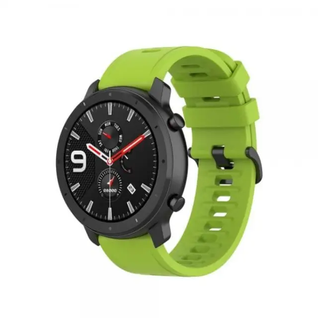 Λουράκι Σιλικόνης για Samsung Gear S3 46mm/ Pace/ Stratos/ Watch GT/ GT2 / GTR /Versa / Magic 2 (Fits all 22") Light Green OEM