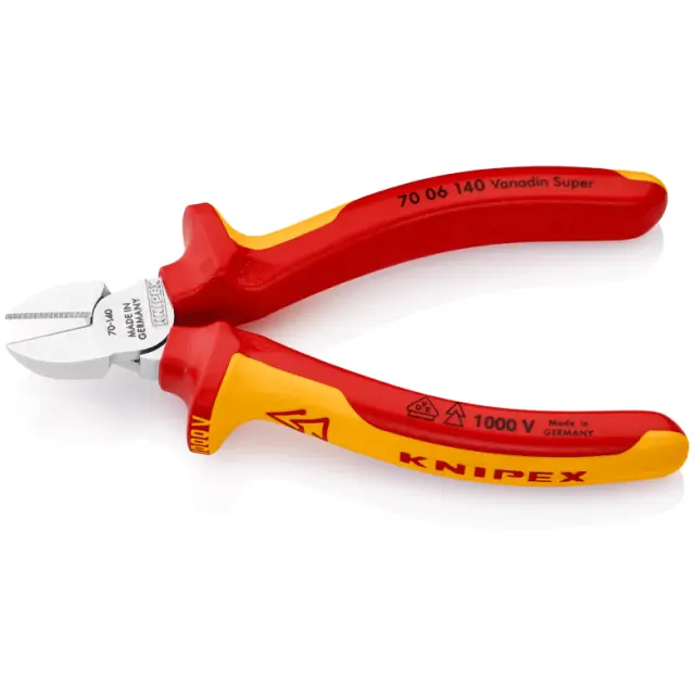 Knipex 7006140 Πλαγιοκόφτης με βαριά μόνωση 1000V & VDE Νο140mm 2