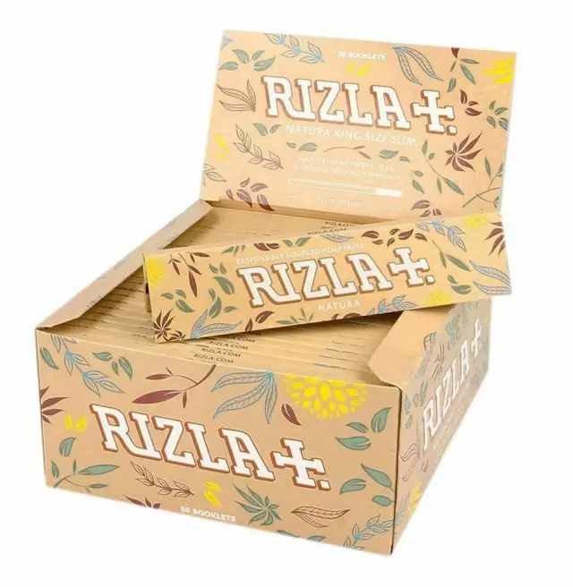 RIZLA Χαρτάκια - Natura - King Size Slim - 50τεμ.