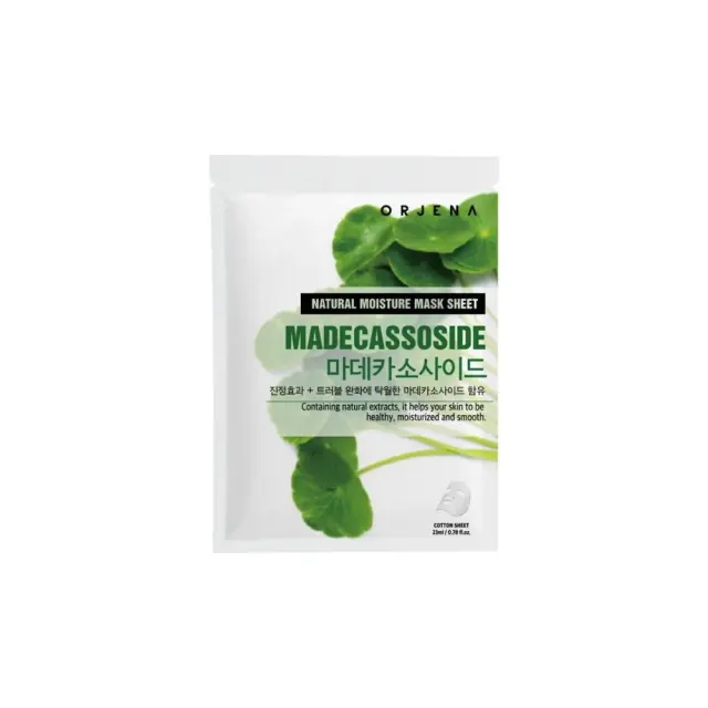 Orjena Natural Moisture Mask Sheet Madecassoside Υφασμάτινη Μάσκα Ενυδάτωσης 23ml