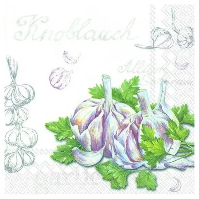 Χαρτοπετσέτα για Decoupage, Garlic, 1τεμ.
