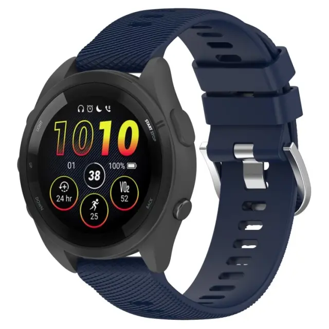 Λουράκι Stripes Design για Smartwatch 22mm-Midnight Blue OEM