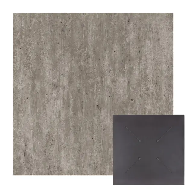 ΕΠΙΦΑΝΕΙΑ ΤΡΑΠΕΖΙΟΥ HPL ΤΕΤΡΑΓΩΝΗ FB95839.37 CONCRETE 80x80εκ.