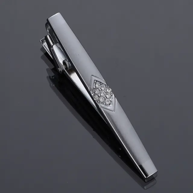 Ασημί Κλιπ Γραβάτας 6 cm – LGTC-T13/13 2