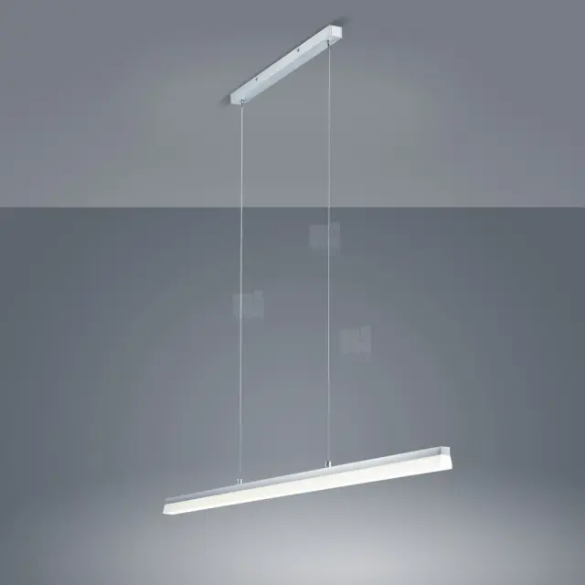 MOYA Κρεμαστό Φωτιστικό LED Γραμμικό Dimmable 2800K Αλουμινίου Ματ Άσπρο