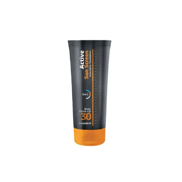 Frezyderm Active Sun Screen Innovative Foundation Αδιάβροχη Αντηλιακή Κρέμα για το Σώμα SPF30 με Χρώμα 75ml