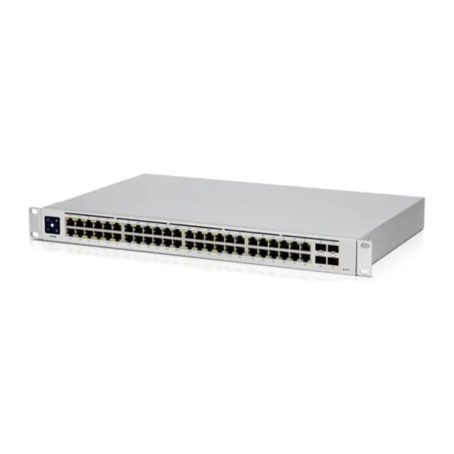 UbiQuiti Managed Switch L2 PoE+ 48Ports (1Gbps) 4Ports SFP (USW-48-POE)