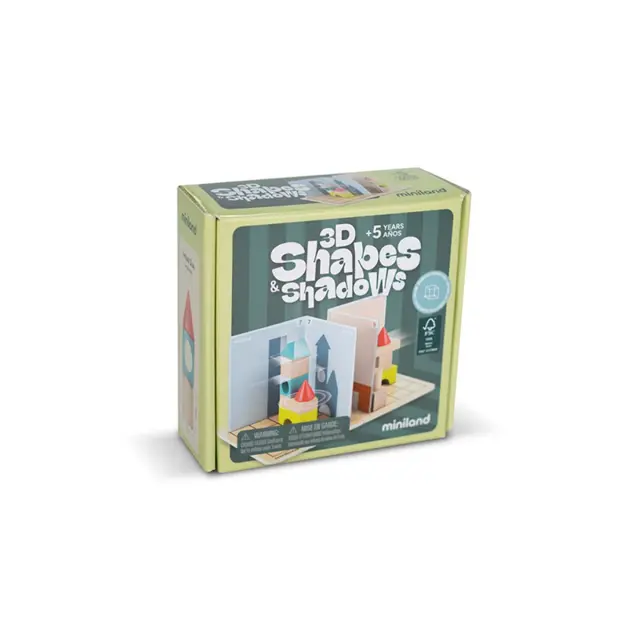MINILAND ΕΠΙΤΡΑΠΕΖΙΟ ΠΑΙΧΝΙΔΙ ΣΚΙΕΣ ΚΑΙ ΣΧΗΜΑΤΑ - SHAPE MAKERS RETAIL FSC 100% 2