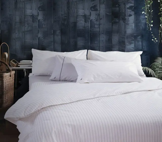 Nef-Nef Homeware Σεντόνι Σετ Διπλό Nautica Coast 200x270 Silver