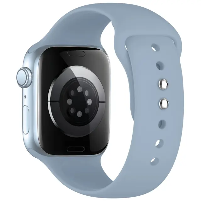 Tech-Protect® Λουράκι Σιλικόνης για Apple Watch 40/41/42mm (Series 10/11/12)- Blue Jeans. 2