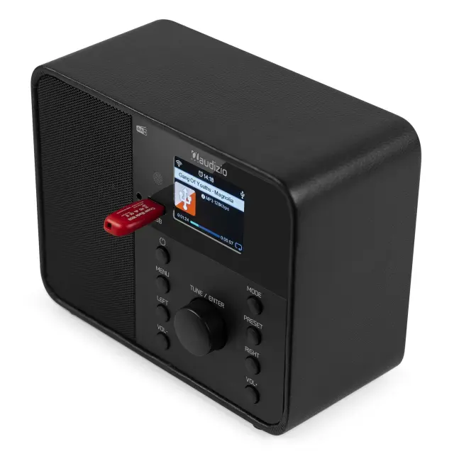 AUDIZIO NARDO ΡΑΔΙΟΦΩΝΟ INTERNET DAB+ FM BLACK 3