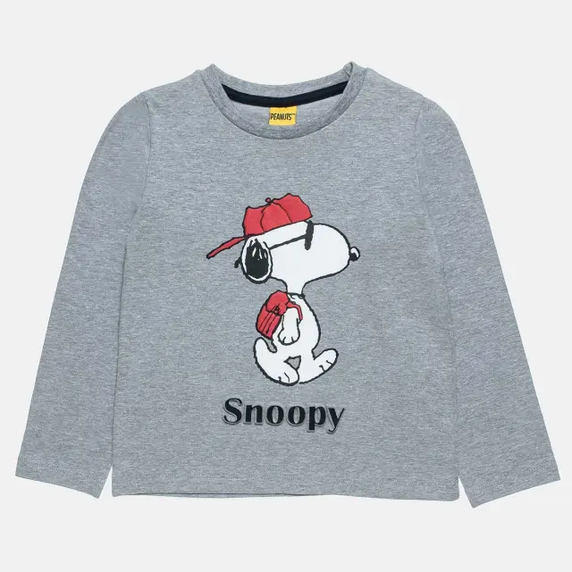 Μπλούζα Snoopy με ανάγλύφα στοιχεία