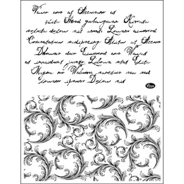 Σφραγίδα Viva Decor Set Letters and Embelishments 14 x 18 cm