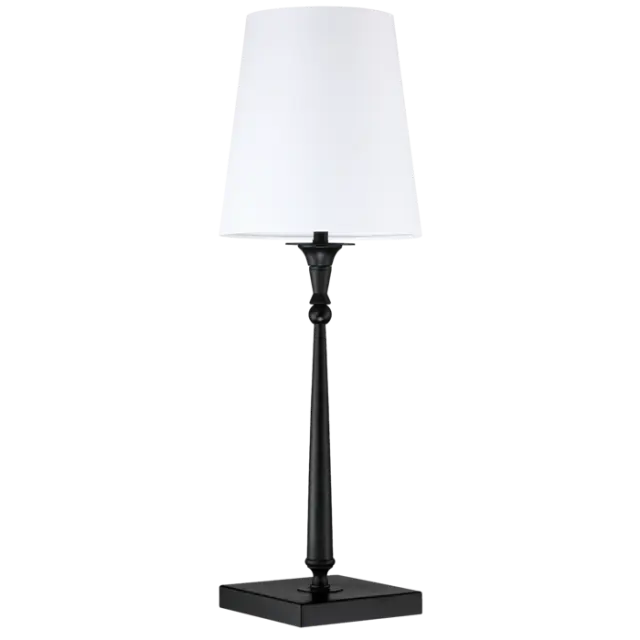Επιτραπέζιο φωτιστικό Austin T01241BK-WH λευκό καπέλο μαύρο ματ 2