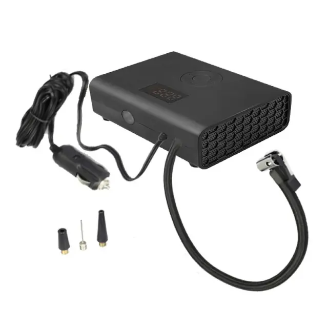 Ηλεκτρική φορητή τρόμπα 12V 35L/min 100W 12V με φακό LED ψηφιακή για αναπτήρα αυτοκινήτου - Car air pump