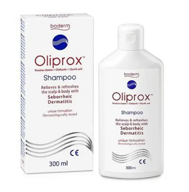 Boderm Oliprox Shampoo Σαμπουάν για την Αντιμετώπιση της Σμηγματορροϊκής Δερματίδας στο Τριχωτό της Κεφαλής, 300ml