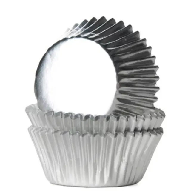 House of Marie Μίνι Καραμελόχαρτα Foil - Ασημί - 36τμχ.
