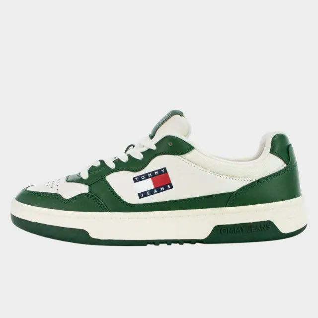 Tommy Hilfiger - Ανδρικά Sneakers Cupsole Leather Ess EM0EM01443-YBI Πράσινο - 46
