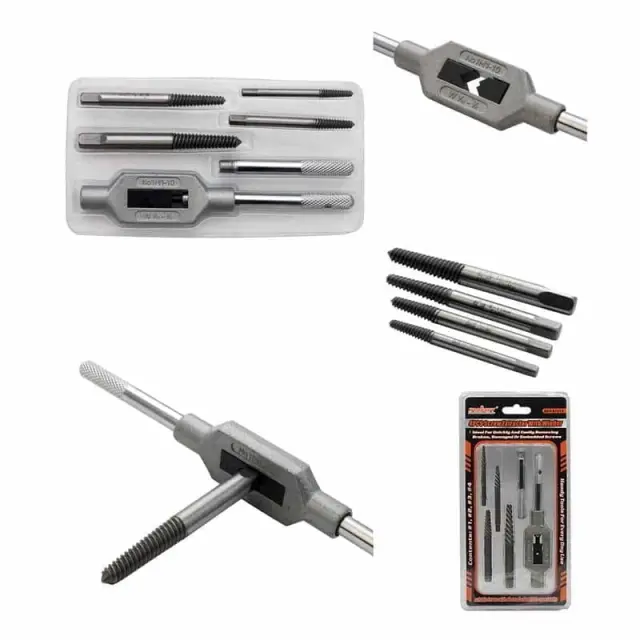 HORUSDY Σετ Τρυπανιών Βιδωτός Εξολκέας 4τμχ SDY-97315 - Screw Extractor with Winder 4pcs 50069