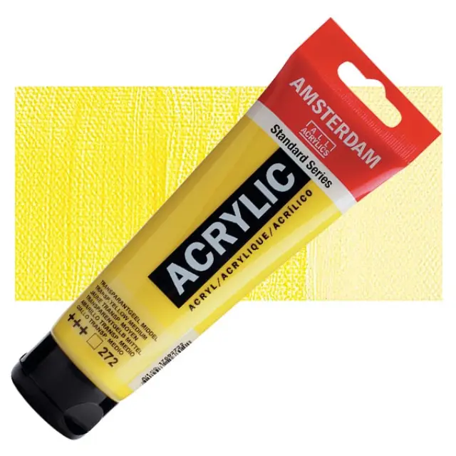 Ακρυλικό Talens Amsterdam 272 Transparent Yellow Medium - 120ml
