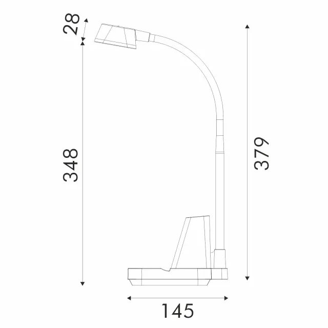 ΦΩΤΙΣΤΙΚΟ ΓΡΑΦΕΙΟΥ LED ACA BL1177WH ΛΕΥΚΟ 8W CCT 3000K/4000K/6500K 300LMIP20 / BL1177WH 3
