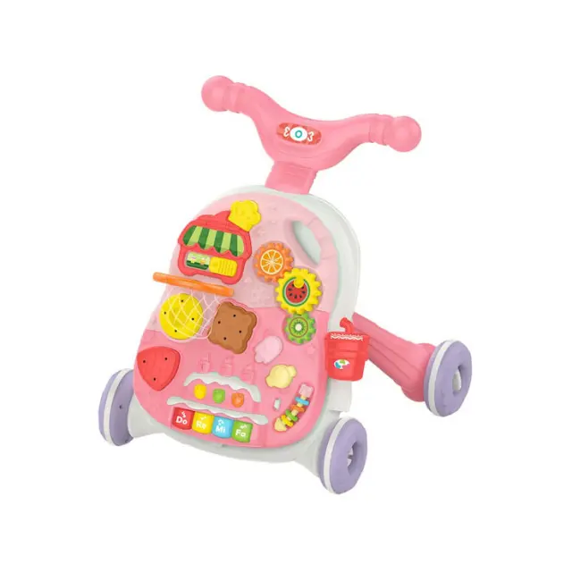 Περπατούρα-Τραπέζι Δραστηριοτήτων 2σε1 Candy Party Kikka boo Pink 3800146224370