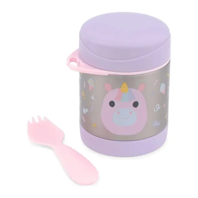 Skip Hop Besties Squad Ανοξείδωτος Θερμός Φαγητού 325ml Unicorn Lilac 2