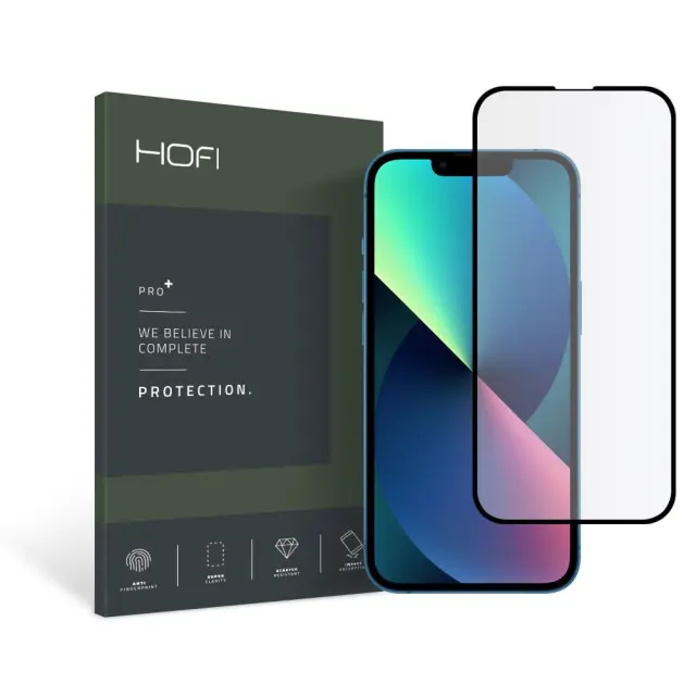 Hofi Glass Pro+ Apple iPhone 13/13 Pro/14/16e/17e Black