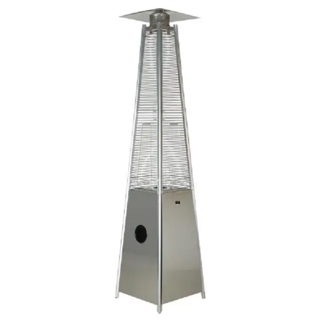 Θερμάστρα Υγραερίου Πύργος 13KW Inox Eurolamp 147-29605