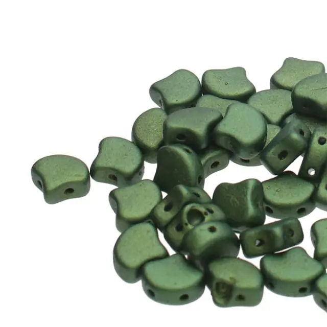 Χάντρα Matubo Ginko 7.5mm - Gold Shine Dark Olive ~10gr