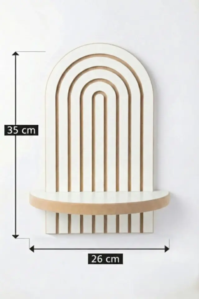 Ράφι Τοίχου BIPE Λευκό 2