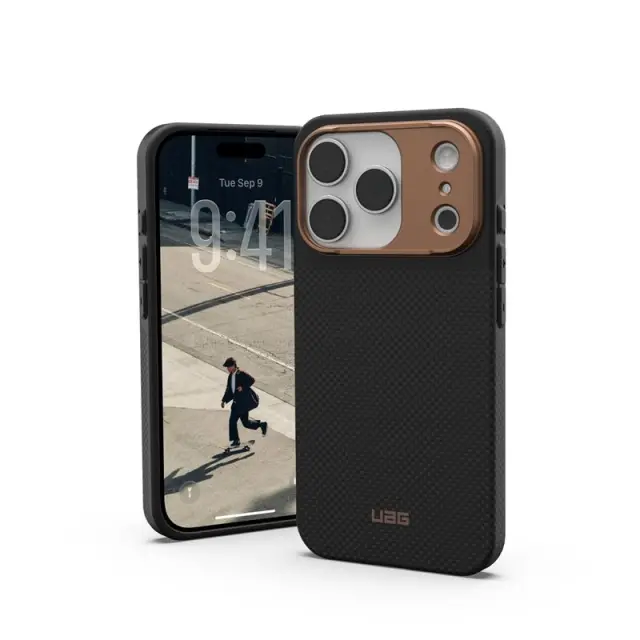 UAG Fibr Armr, kevlar graphite/bronze - iPhone 17 Pro