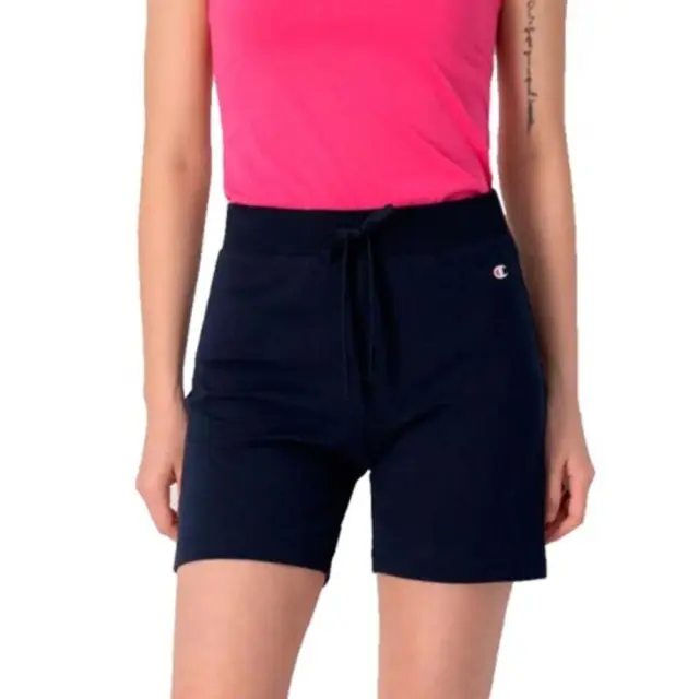 Champion Women's Comfort Fit Small Logo Shorts Μαύρο 115355-KK001 (Champion) - Medium