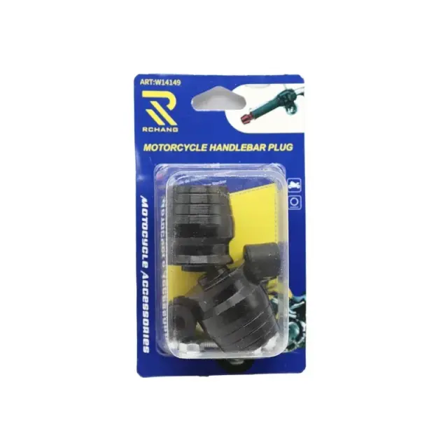 Aντίβαρα τιμονιού μηχανής W14149 – Motorcycle handlebar plug ΜΑΥΡΟ