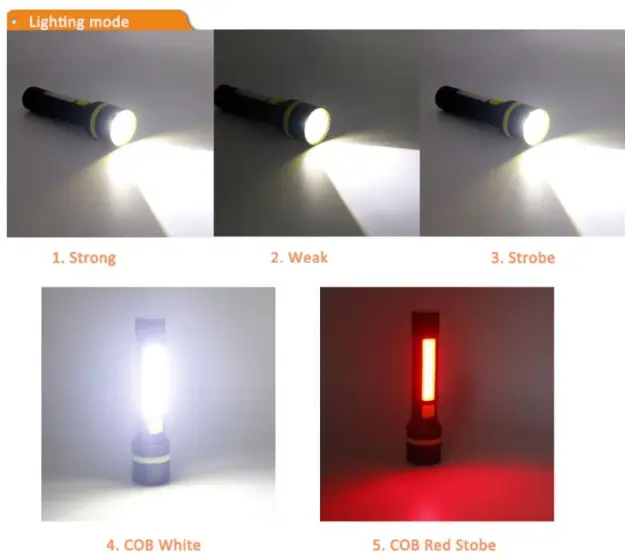 Επαναφορτιζόμενος φακός LED - FA-CH-24094 - 817469 3