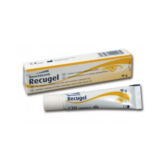 Bausch + Lomb Recugel Οφθαλμική Γέλη για τη Βελτίωση της Ύγρανσης της Επιφάνειας των Οφθαλμών & Προστασία, 10g 2