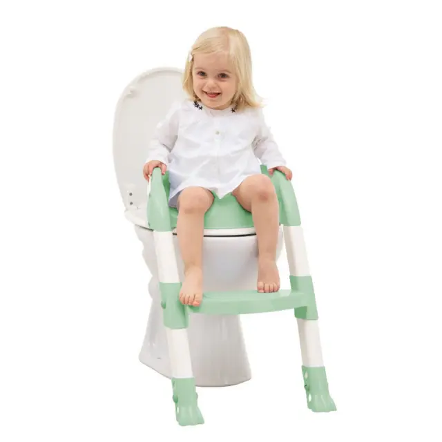 THERMOBABY KIDDYLOO ΕΚΠΑΙΔΕΥΤΙΚΟ ΚΑΘΙΣΜΑ ΤΟΥΑΛΕΤΑΣ ΜΕ ΣΚΑΛΑΚΙΑ MINT 2