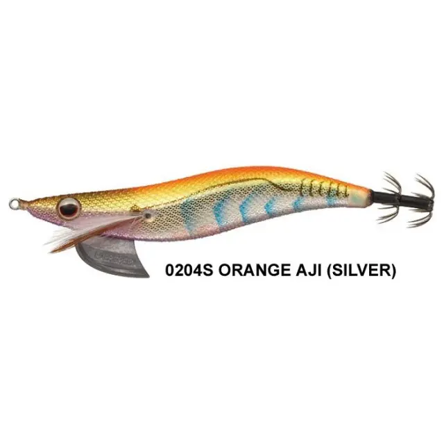 ΚΑΛΑΜΑΡΙΕΡΑ Evergreen Egi Bancho D FAST SINKING 0204S ORANGE AJI (SILVER)