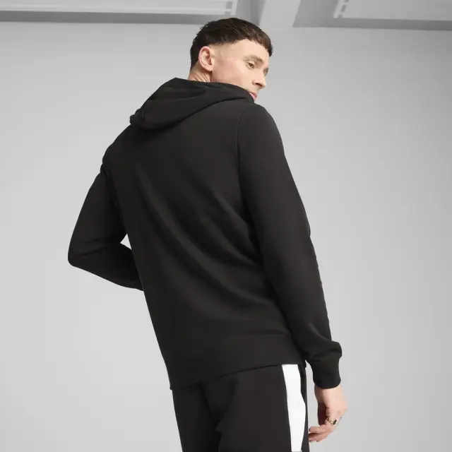 Puma Ess TR Logo Full Zip Hoodie (684721-01) - Μαύρο 2
