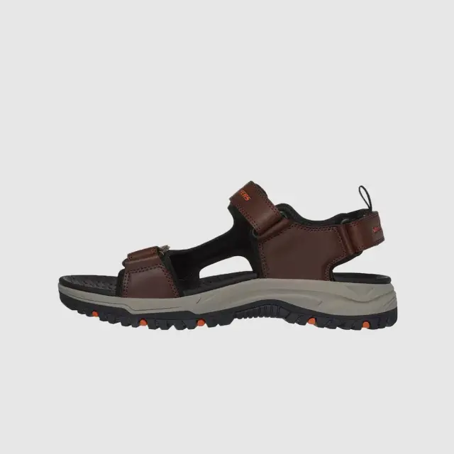 Skechers Relaxed Fit Ανδρικά Σανδάλια σε Καφέ Χρώμα - 43 2